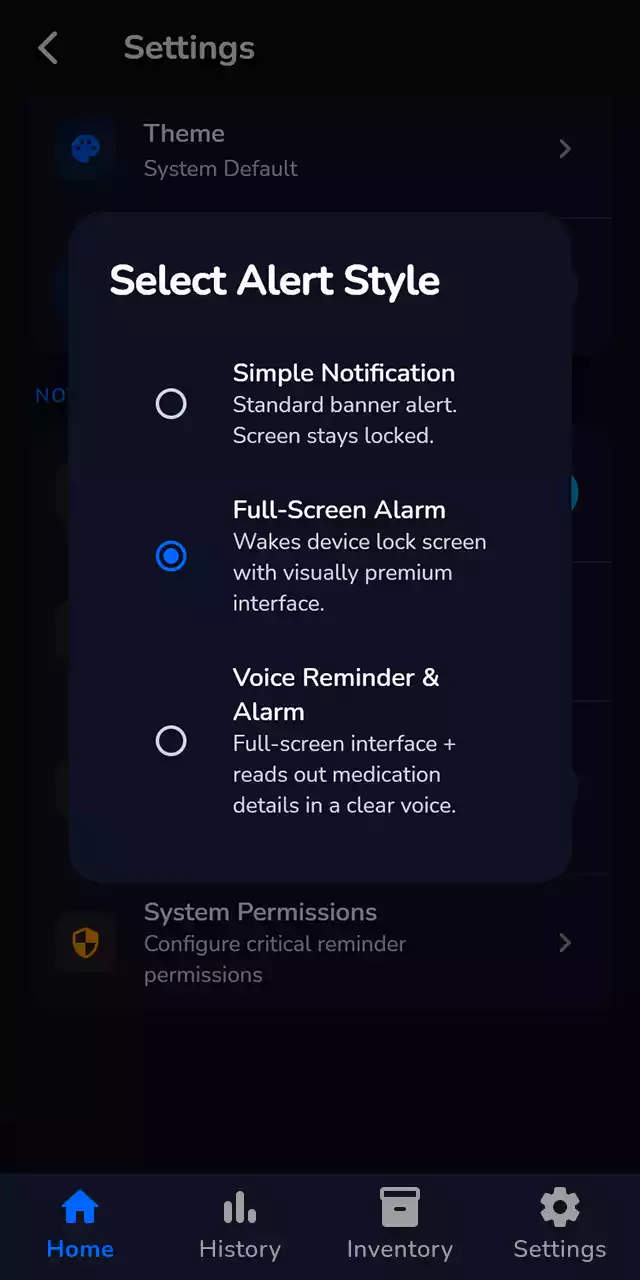 MedRemind App Screen 7